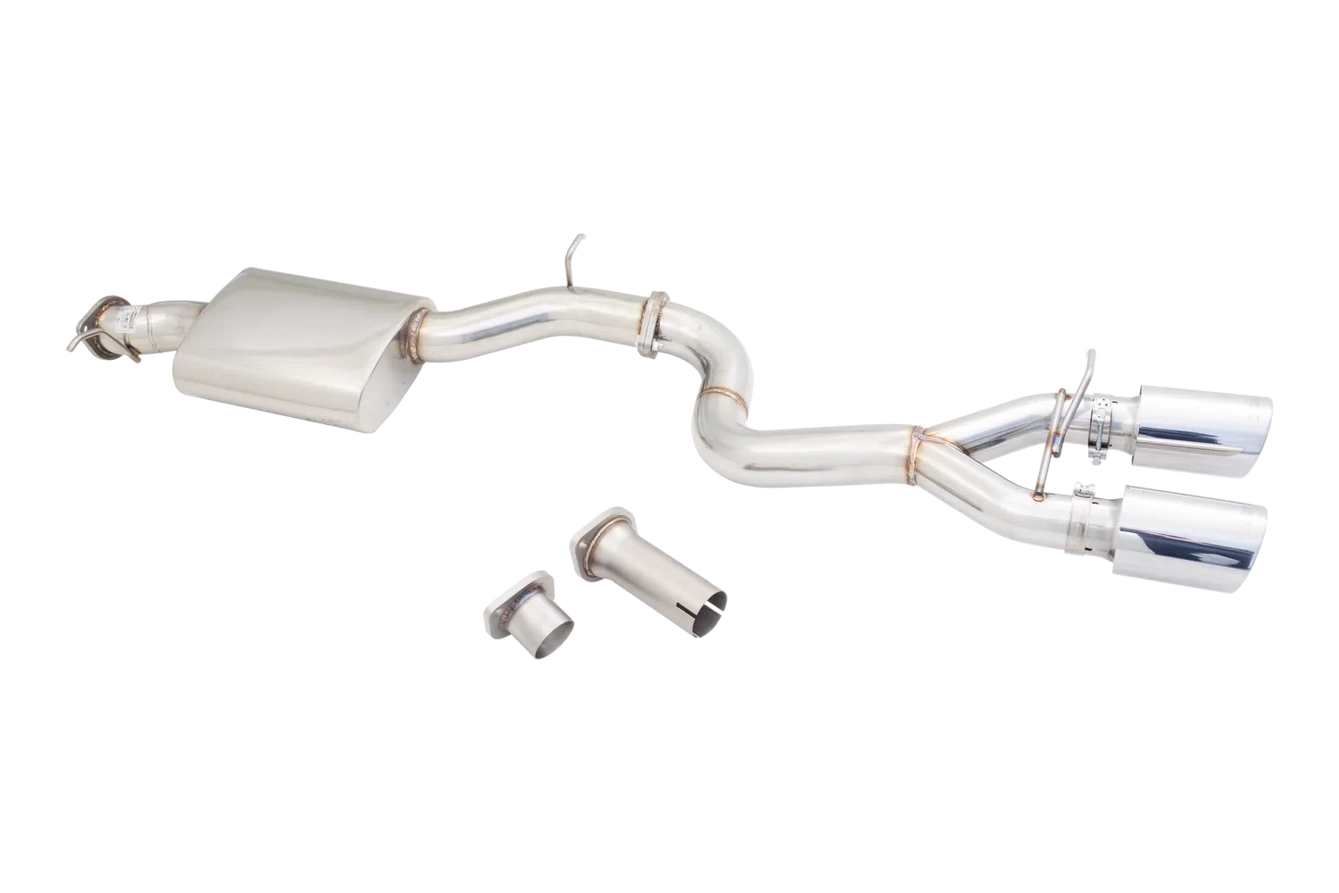 2005-2013 VW Golf R _ R32 Cat Back Exhaust System XForce ESVW07CS